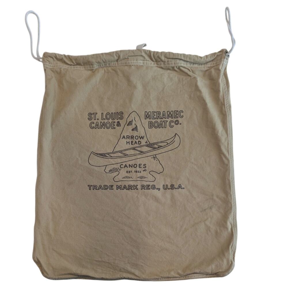 Mollyjogger St. Louis Meramec Canoe & Boat Co Large Canvas Field Bag - Picture 4 of 6